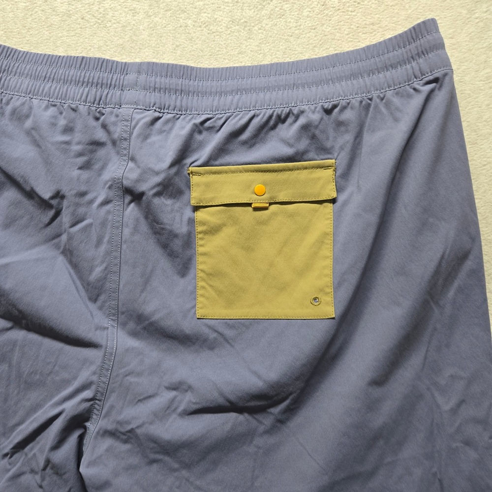 Cotopaxi Veza Adventure Shorts Mens Blue Grey Yellow Active Hiking 7in Inseam XL - Picture 4 of 7